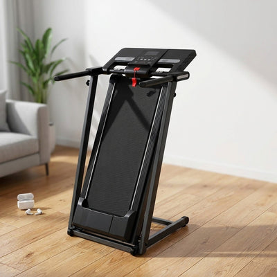 Folding Treadmills Walking Pad for Home Office, 2.5HP Treadmill with Incline Bluetooth Speaker 7.5MPH 265LBS Capacity Treadmill for Running