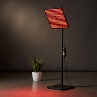 660Nm 850Nm LED Red Light Therapy Panel with Stand near Infrared Therapy Lamp Devices for Body Muscle Relax and Skin Care — Studio Shot