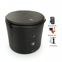 Pro Elite Recovery 90Cm Ice Pod Ice Bath Therapy Inflatable DWF Cold Plunge Tub for 03Hp Water Chiller for Athletes